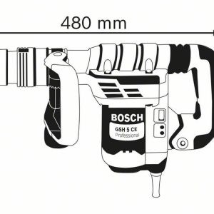 Martelo de percussão Bosch SDS-MAX GSH 5 CE Professional