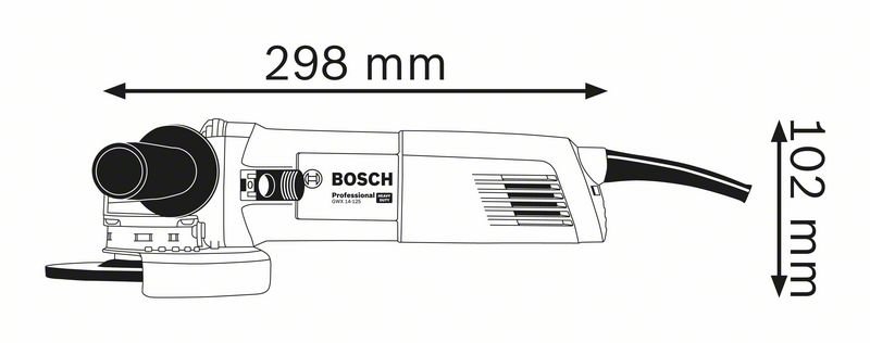 Bosch Mini-Rebarbadora X-LOCK 125mm GWX 14-125 Professional