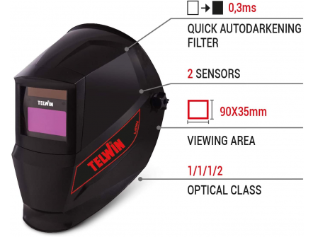 Telwin Inverter T-ARC 160 ACX + Máscara Lion